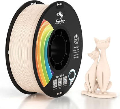 Creality 3D Printer Filament, PLA Plus Filament 1.75mm Beige, PLA Pro Toughness by Creality