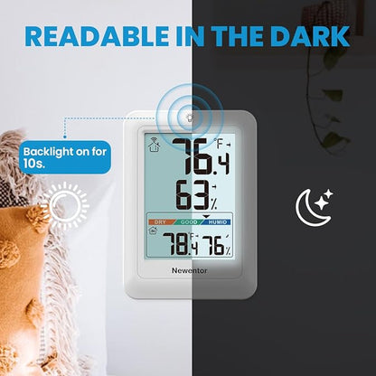 Newentor Indoor Outdoor Thermometer Wireless, Weather Stations Wireless Indoor - Image 4