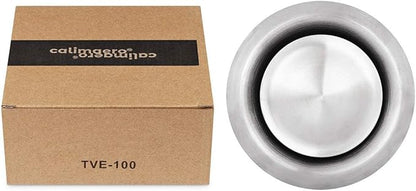 calimaero® TVE 4" Stainless Steel Vents, Round Adjustable Wall Air Vent - Image 9