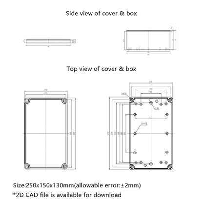 Junction Box，9.8"x 5.9"x 5.1" Outdoor Electrical Box - Image 8