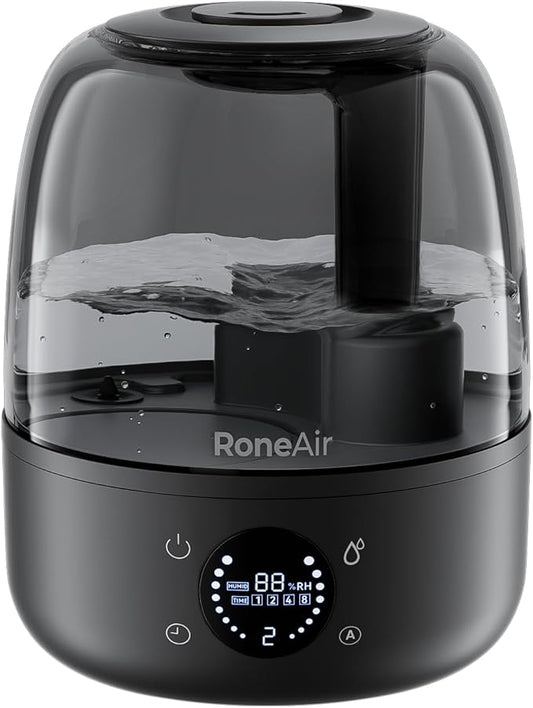 Humidifiers for Bedroom Large Room Home, 3L Cool Mist Humidifiers for Baby by AirMeetsInnovation