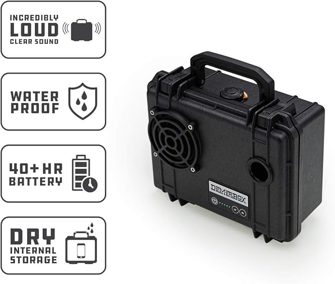 DemerBox:Waterproof, and Rugged Outdoor Bluetooth Speakers. Loud Sound - Image 5