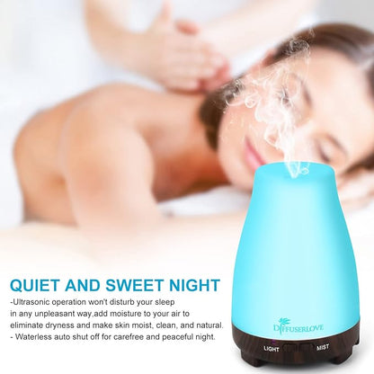 Diffuserlove Essential Oil Diffusers 200ML Remote Control Diffuser Mist - Image 5