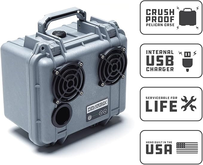 DemerBox: Waterproof, and Rugged Outdoor Bluetooth Speakers. Loud Sound - Image 3