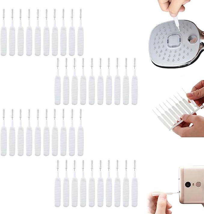 Upgrade Shower Head Cleaning Brush, Gap Hole Anti-Clogging Cleaning Brush by Viwgnxy