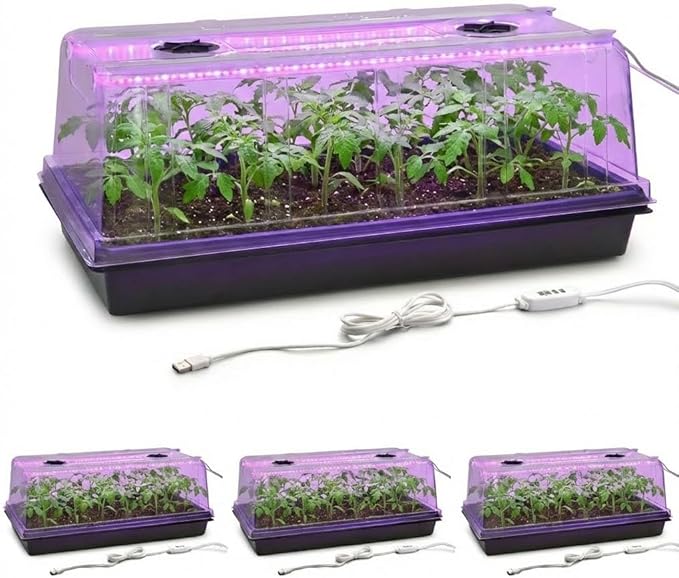 1020 Seed Tray with Grow Lights by RooTrimmer