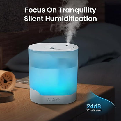 YOGIN Air Humidifier for Bedroom, 3L Top-Fill Cool Mist Humidifier & Essential - Image 5