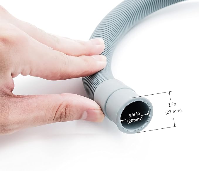 10ft Washing Machine Drain Hose, Universal Drain Hose Extension Kit - Image 4