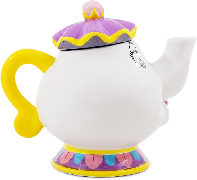 Silver Buffalo Disney Beauty and the Beast Mrs. Potts Teapot 3D Sculpted - Image 5