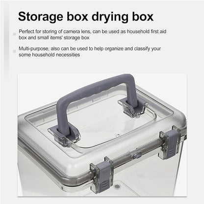 Portable Sundry Organizer for Camera Lens Small Dehumidifying Storage Box - Image 3