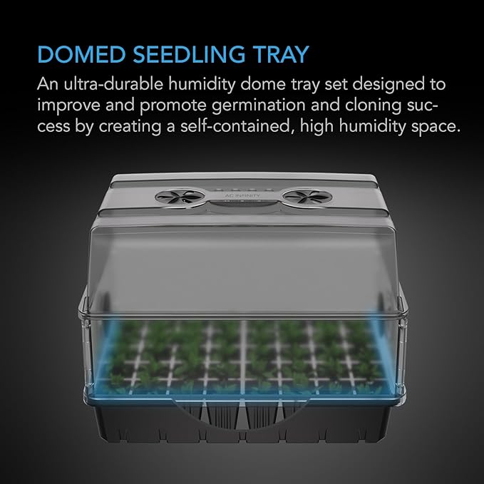 AC Infinity Humidity Dome, Heavy-Duty Germination Kit - Image 2