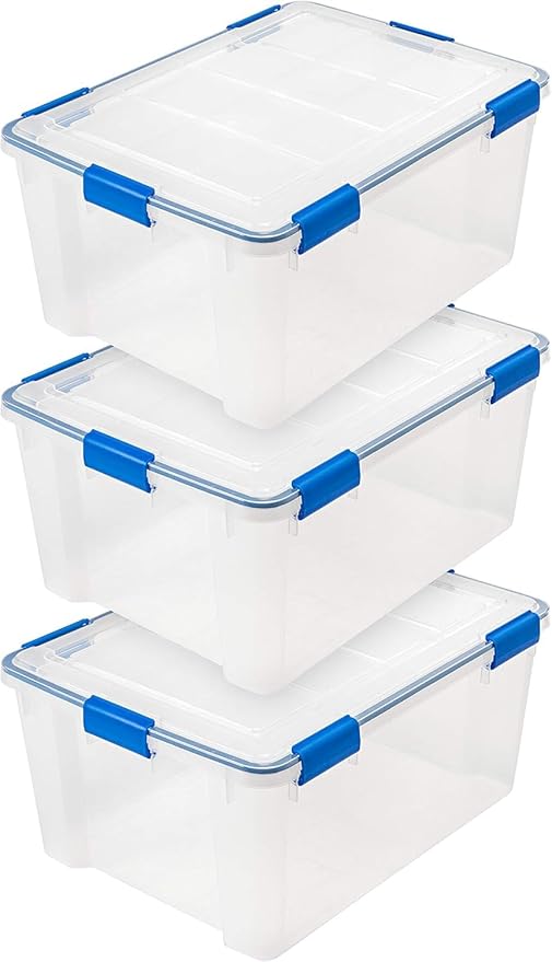 IRIS USA 60 Quart WEATHERPRO Plastic Storage Box by IRISUSA