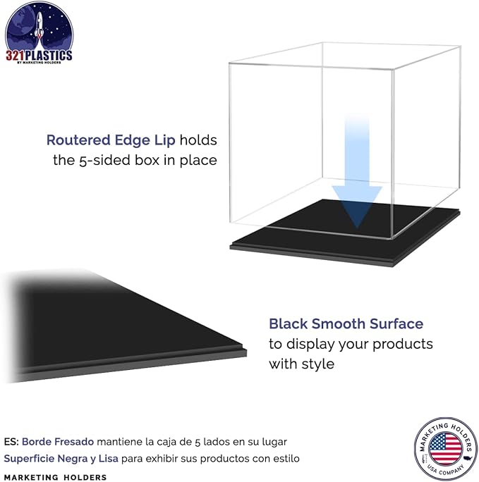 10 Inch Clear Acrylic Display Box - Image 4