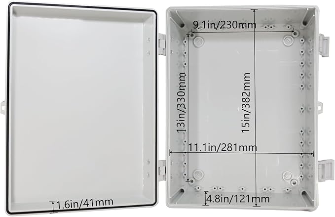 Waterproof Outdoor Electrical Box Junction Box Weatherproof IP67 ABS Plastic - Image 4