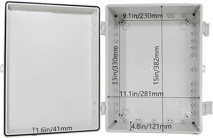 Waterproof Outdoor Electrical Box Junction Box Weatherproof IP67 ABS Plastic - Image 4