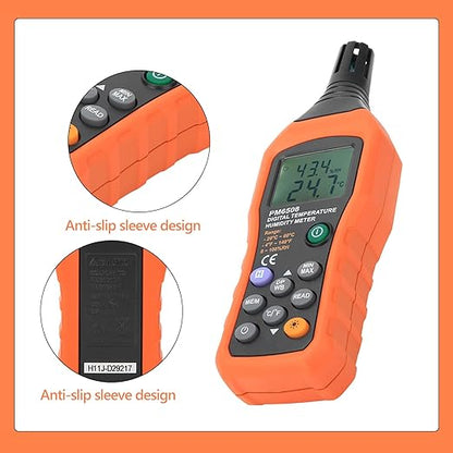 Digital Humidity and Temperature Meter MS6508 Handheld Portable Thermometer - Image 4