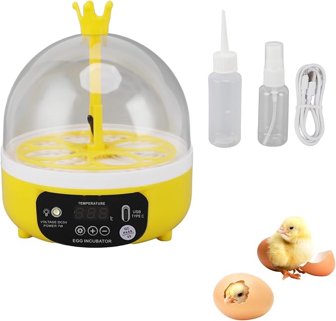 Mini Egg Incubator, 4 Egg Incubator Household Hatching Machine Automatic - Image 8