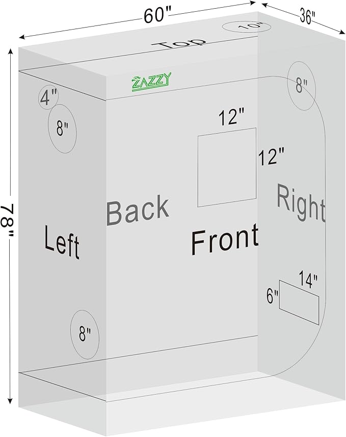 zazzy Indoor Grow Tent - Image 8