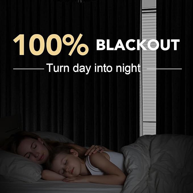 H.VERSAILTEX Linen Blackout Curtains 54 Inches Long 100% Blackout Thermal - Image 2