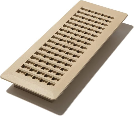 Decor Grates PL412-TA 4-Inch by 12-Inch Plastic Floor Register by DecorGrates