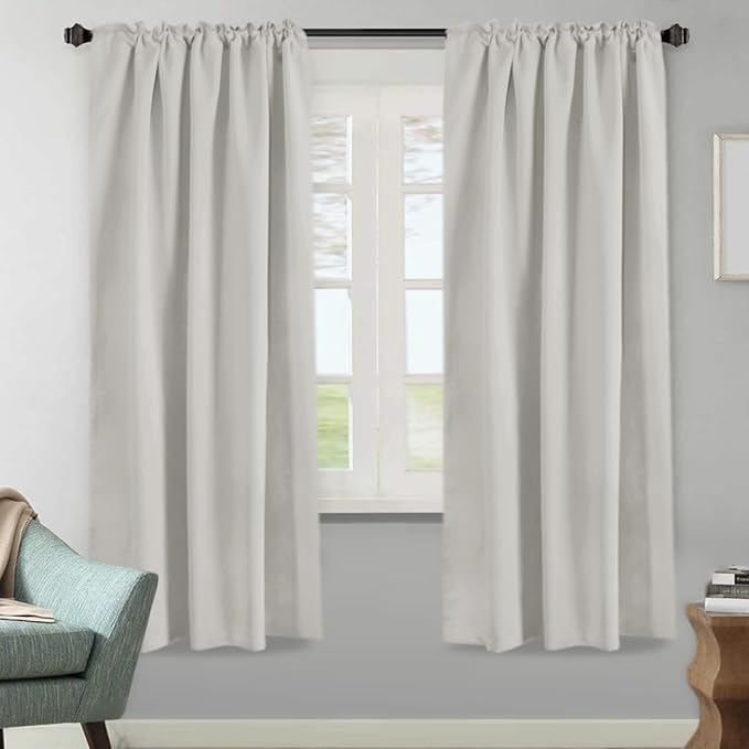 H.VERSAILTEX Blackout Curtains Thermal Insulated Window Treatment Panels Room - Image 2