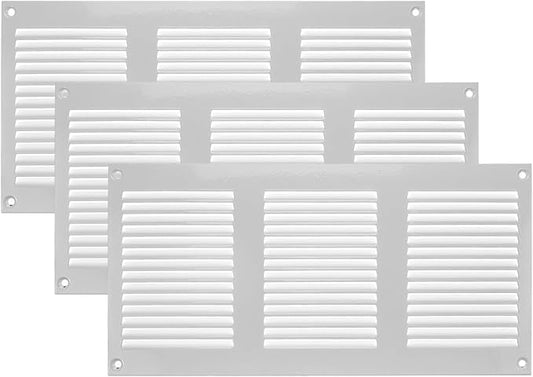 Vent Systems 12" x 6" Inch Scratch Resistant White Metal Vent Cover by VentSystems