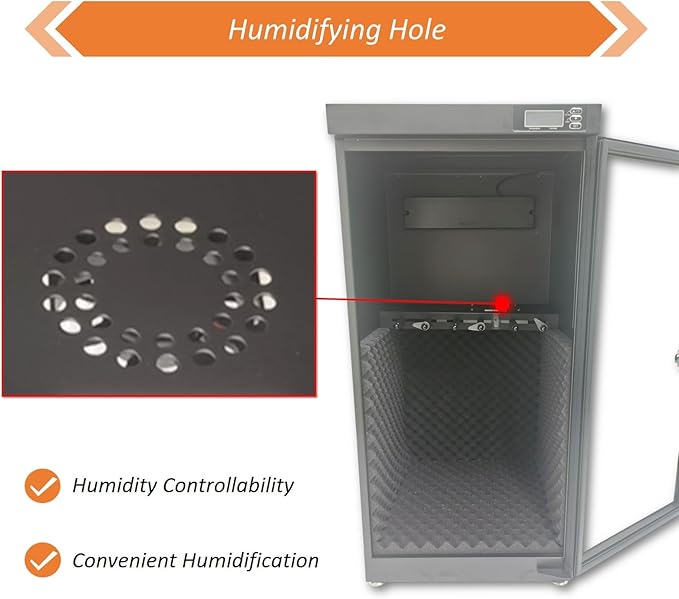 INTBUYING Musical Instrument Storage Dry Cabinet Electronic Dehumidifier - Image 7