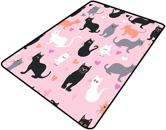 Floor Covering, Cartoon Cat by Snarena