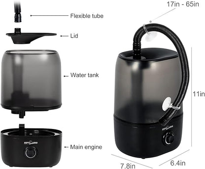 Repti Zoo 4L Reptile Humidifier, Large Reptile Mister Tank Fogger - Image 5