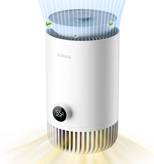 Humidifier and Air Purifier in One, Evaporative Humidifier and HEPA Air by xCREAS