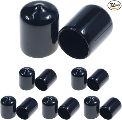Acocony 11/16 Inch Rubber Cap Round Rubber End Caps PVC Flexible Protector by Acocony