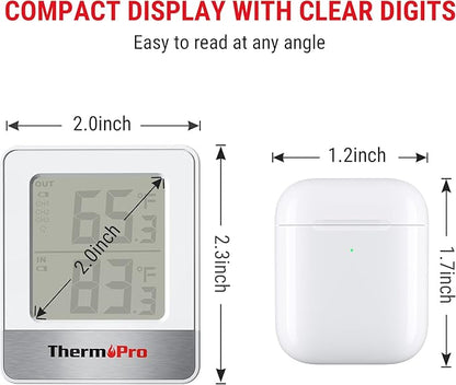 ThermoPro Indoor Outdoor Thermometer Wireless 500FT, Outside Greenhouse - Image 8