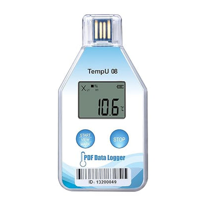 Tzone Temperature Data Logger USB Single Use Temp Recorder 1 Pack, Digital by Tzone