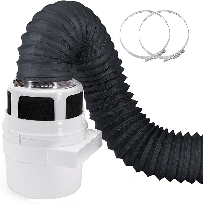 【Upgraded】 3 in 1 Indoor Dryer Vent Kit Lint Trap - Image 8