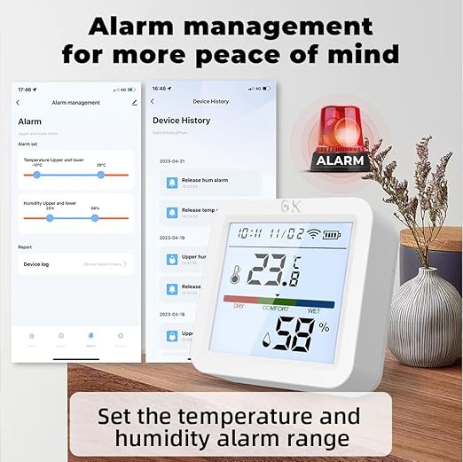 Zero Kelvin WiFi Smart Temperature & Humidity Sensor – App-Controlled - Image 4