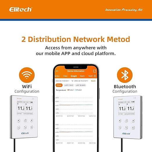 Elitech WiFi Digital Temperature Data Logger, 2.4GHz/5GHz WiFi Remote Real-Time - Image 6