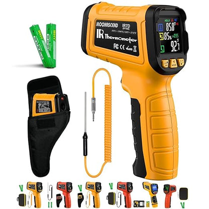 Infrared Thermometer Gun -58°F to 2732°F, IR Temperature Gun by MOONASCEND