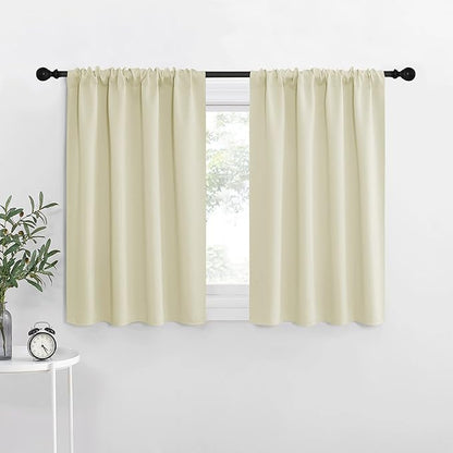 NICETOWN Kitchen Curtains, Short Blackout Curtains & Drapes, Thermal Insulated by NICETOWN