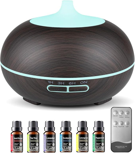 550ml Large Capacity Essential Oil Diffuser by Unknown