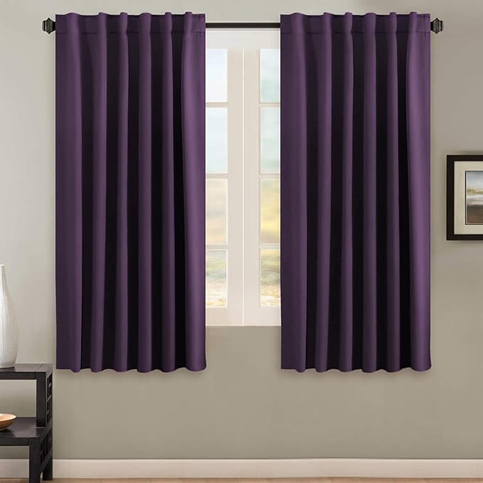 H.VERSAILTEX Blackout Curtains Thermal Insulated Window Treatment Panels Room by HVERSAILTEX