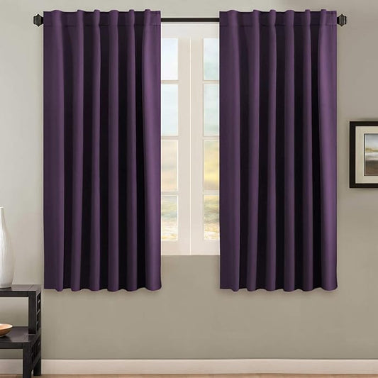 H.VERSAILTEX Blackout Curtains Thermal Insulated Window Treatment Panels Room by HVERSAILTEX