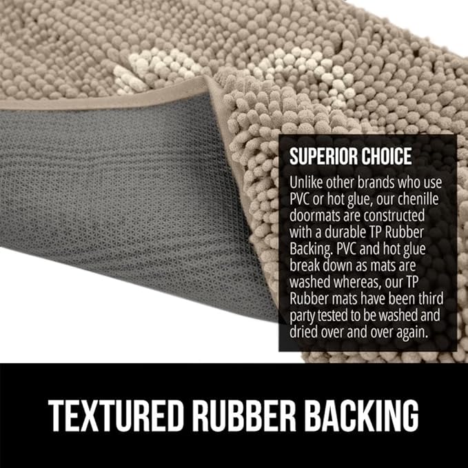 GORILLA GRIP SOAKSTOPPER Dog Door Mat, 48x30 Machine Washable Rug Absorbent - Image 6