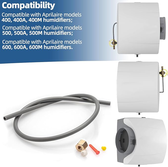 4335 Feed Tube Assembly with Compression Sleeve & Nut Compatible with Aprilaire - Image 3