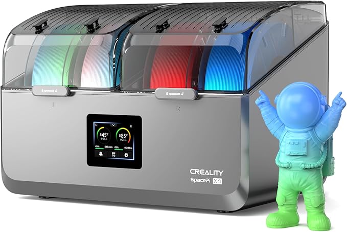 Creality Filament Dryer Box 4 Spool, SpacePi X4 3D Printer Filament Storage Box by Creality