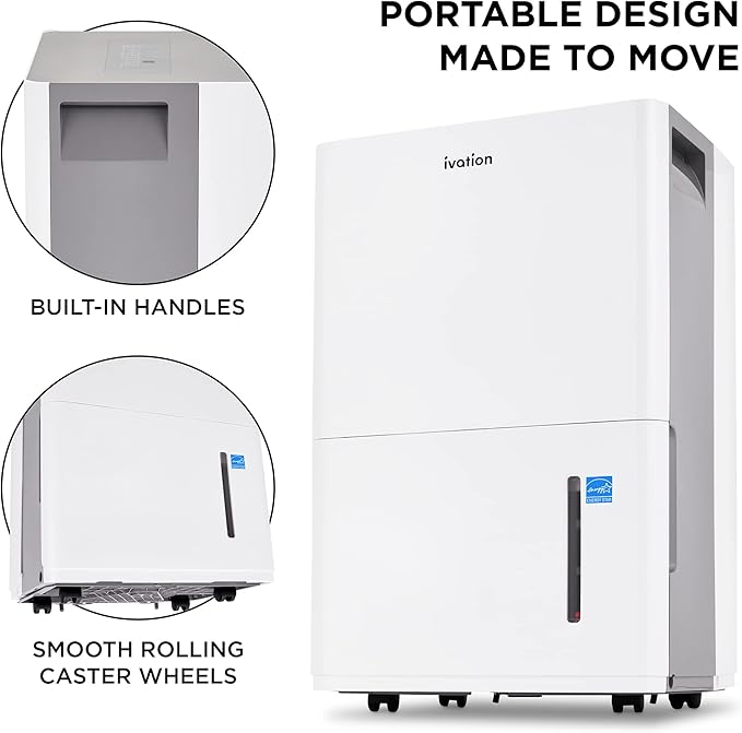 Ivation 4, 500 Sq. Ft Energy Star Dehumidifier - Image 5