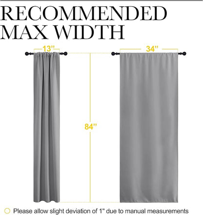 NICETOWN Silver Grey Window Curtains - Image 7