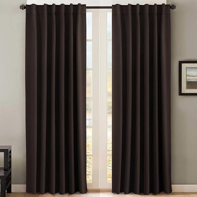 H.VERSAILTEX Blackout Curtains Thermal Insulated Window Treatment Panels Room by HVERSAILTEX