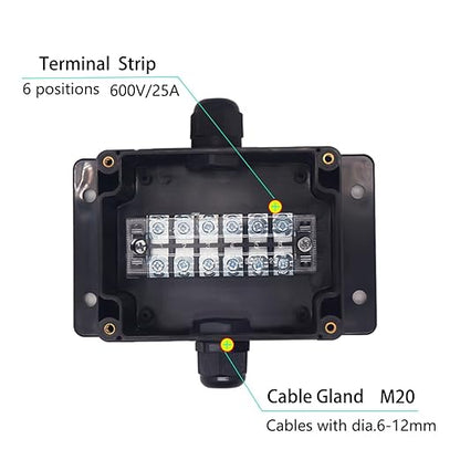 Watertight Junction Box, IP67 Waterproof Electrical Project Box - Image 2
