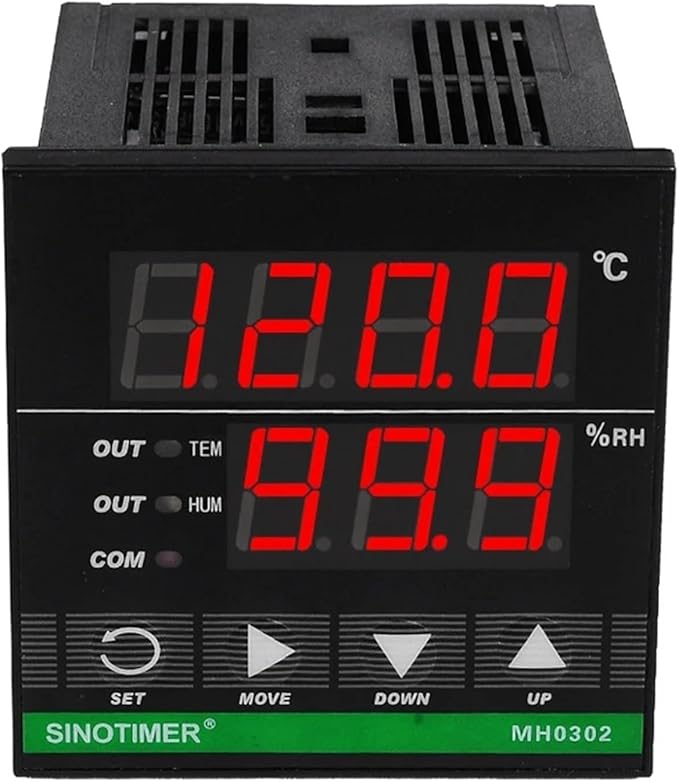 Temperature Humidity Controller, MH0302 Panel Mounted Digital Temperature and - Image 2