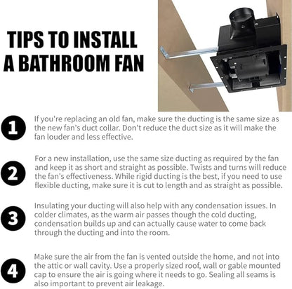 BV Bathroom Exhaust Fan 90CFM - Image 7